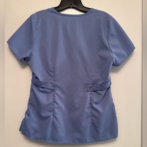Grey’s Anatomy woman’s scrub top, size small, seal blue - Picture 2 of 5